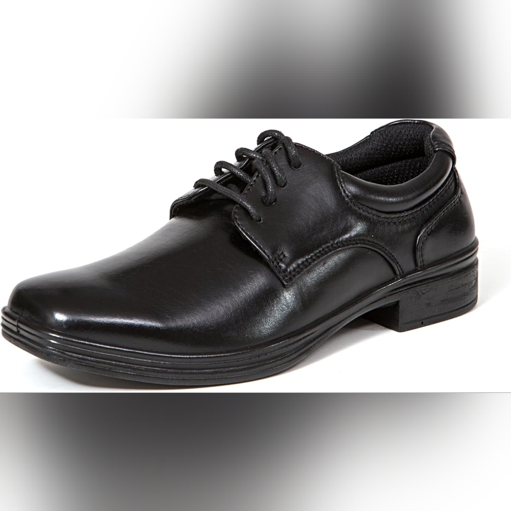 Deer Stag Big Kid Black Dress Shoes 5.5